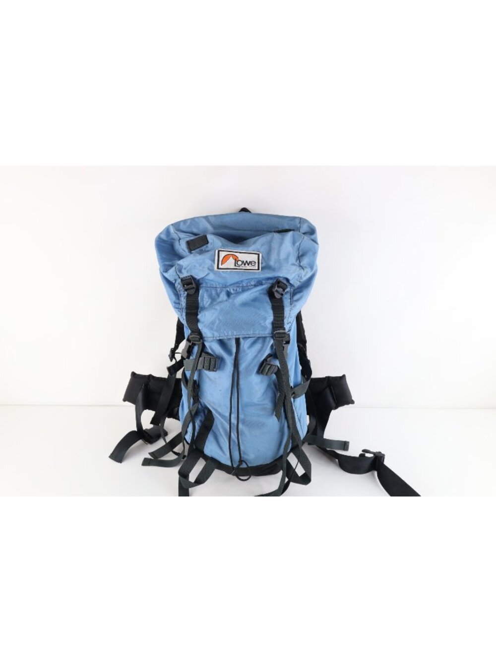 Vtg 80s 90s Lowe Alpine Systems Distressed Hiking Rucking Mountain Backpack Bag